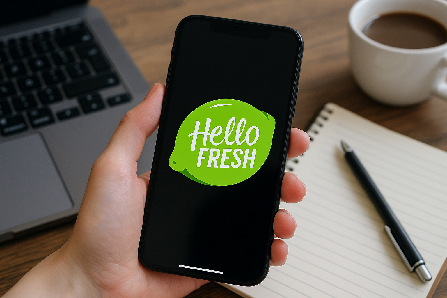 HelloFresh Kundenservice - hellofresh kundenservice Person nutzt Smartphone, um den HelloFresh Kundenservice zu kontaktieren – symbolisches Bild für Support und Hilfe bei HelloFresh.